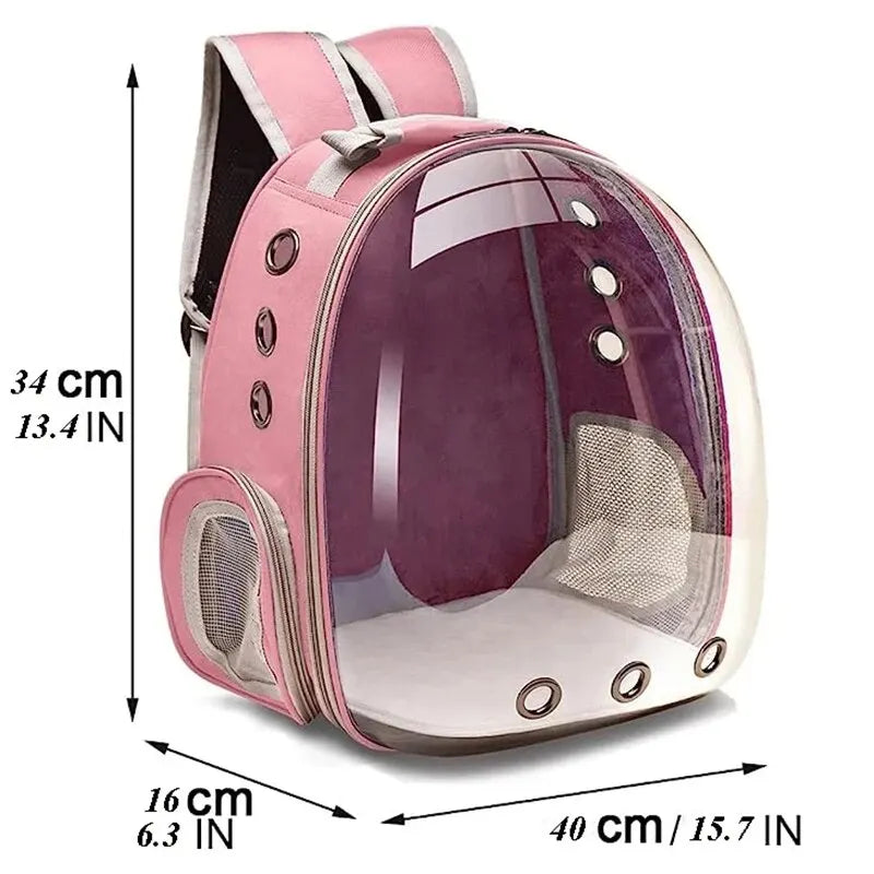 Cat Pet Carrier Backpack Transparent Capsule