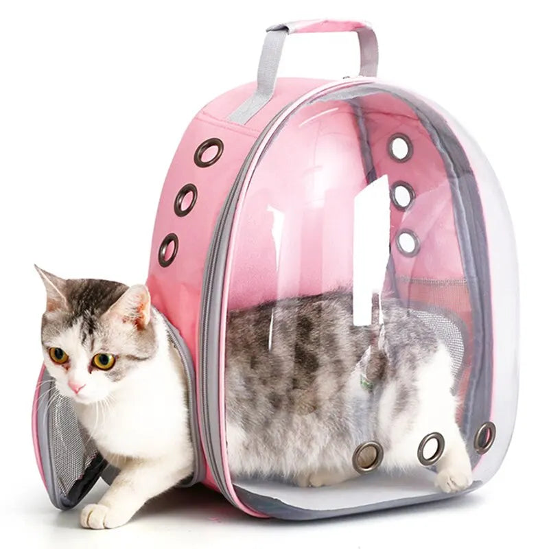 Cat Pet Carrier Backpack Transparent Capsule